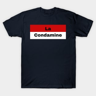 La Condamine City in Monaco Flag T-Shirt